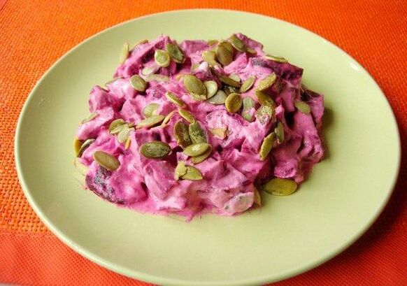 Rübensalat mit Kürbissamen rettet Prostatitis